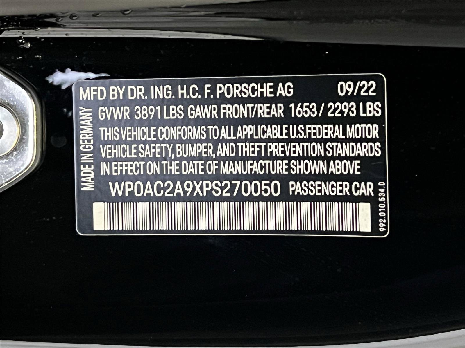 Certified 2023 Porsche 911 GT3 image 24