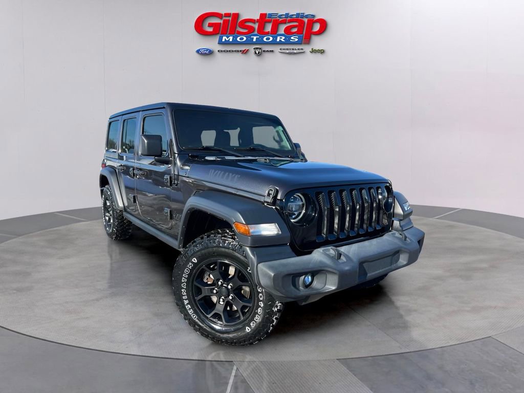 Used 2020 Jeep Wrangler Unlimited Willys image 1