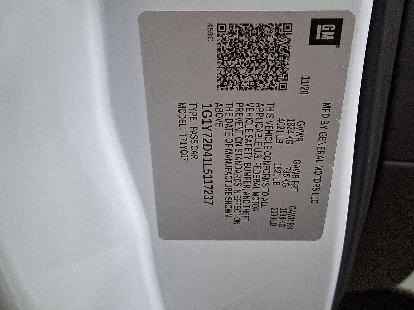 Used 2020 Chevrolet Corvette Stingray Preferred Cpe w/ 2LT Preferred Equipment Group image 27