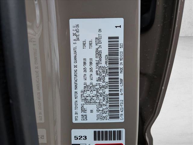 New 2026 Toyota Tacoma TRD Off-Road image 17