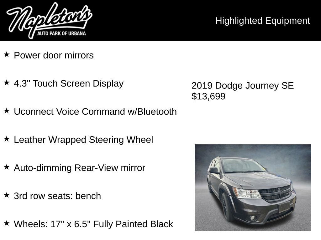 Used 2019 Dodge Journey SE w/ Connectivity Group image 8
