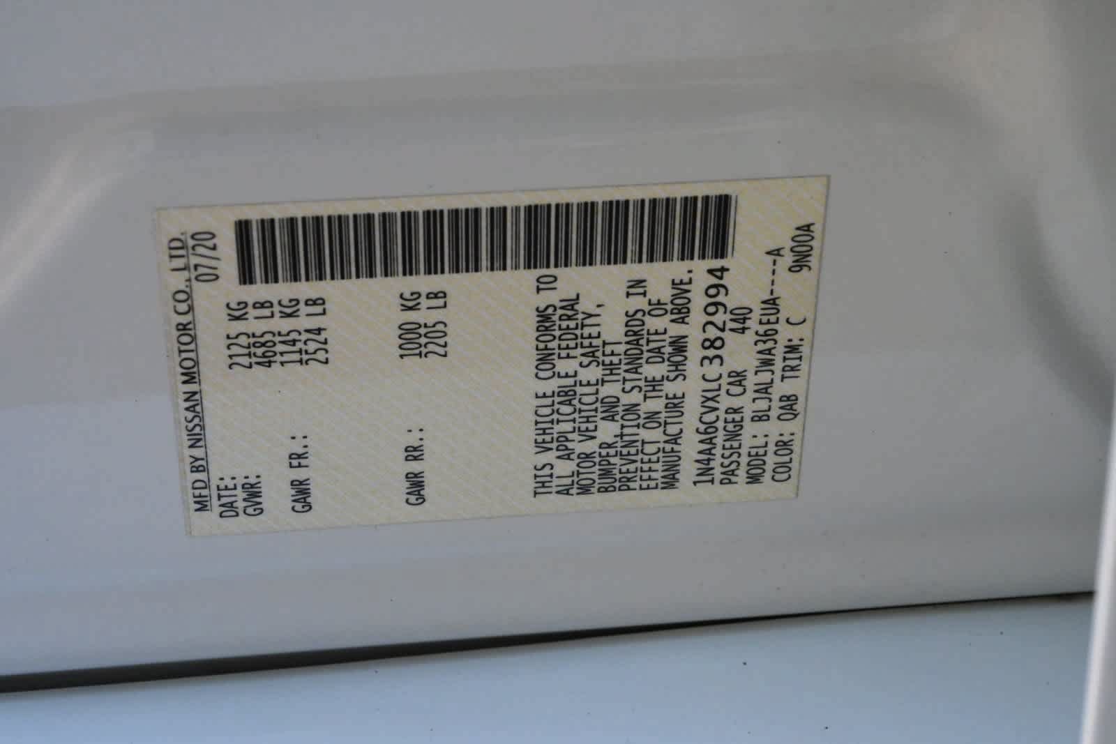 Used 2020 Nissan Maxima 3.5 SV w/ Floor Mat Group FWD image 25