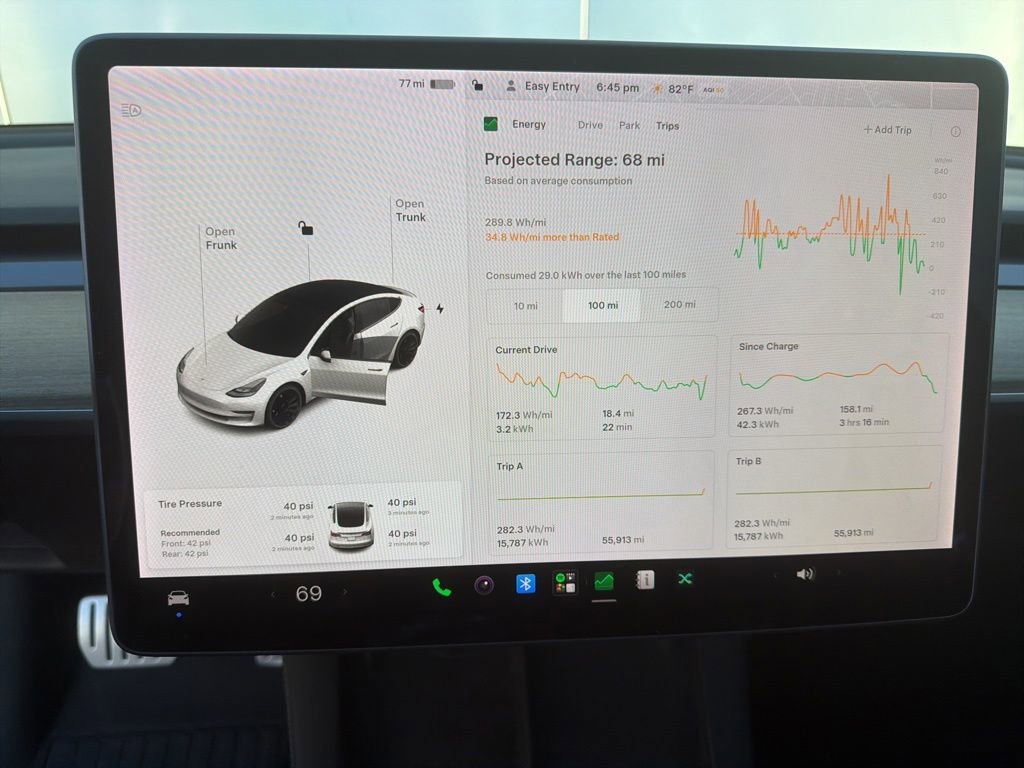Used 2021 Tesla Model 3 Performance AWD/4WD image 8