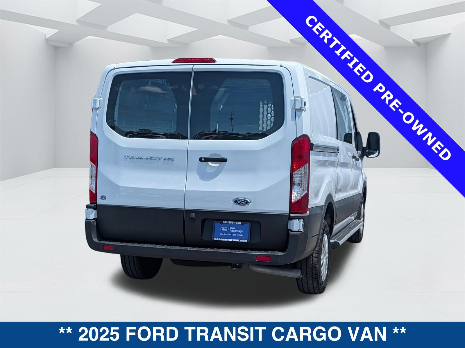 Certified 2025 Ford Transit 250 Low Roof w/ Exterior Upgrade Package RWD image 4