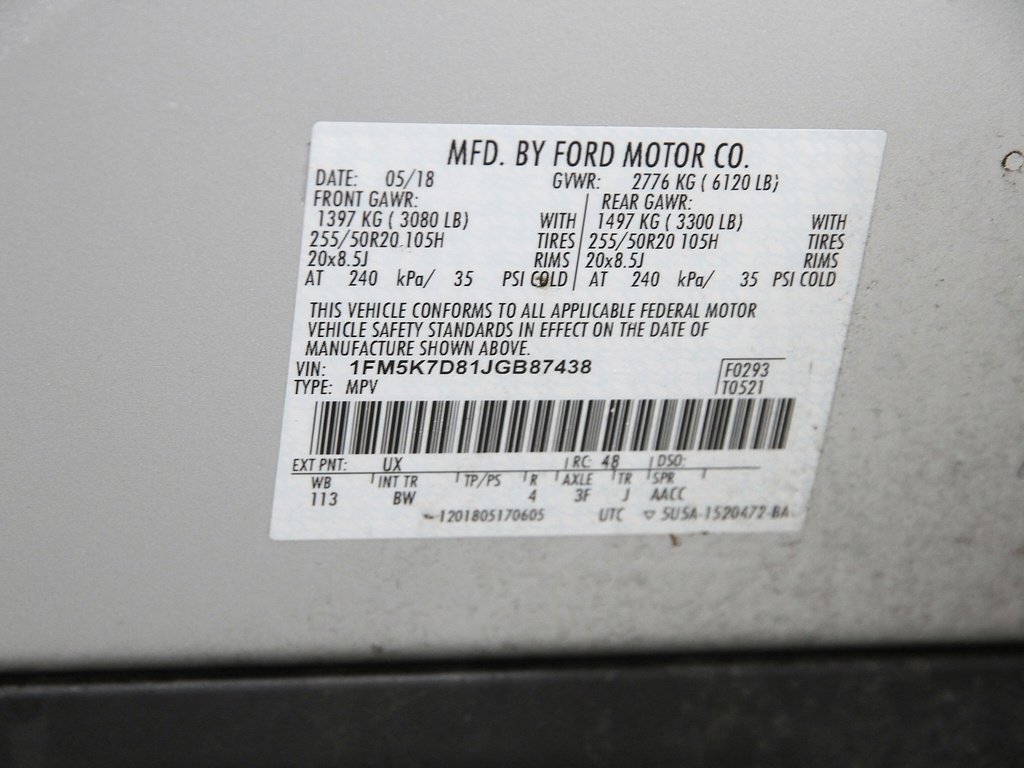 Used 2018 Ford Explorer XLT w/ Equipment Group 202A image 24