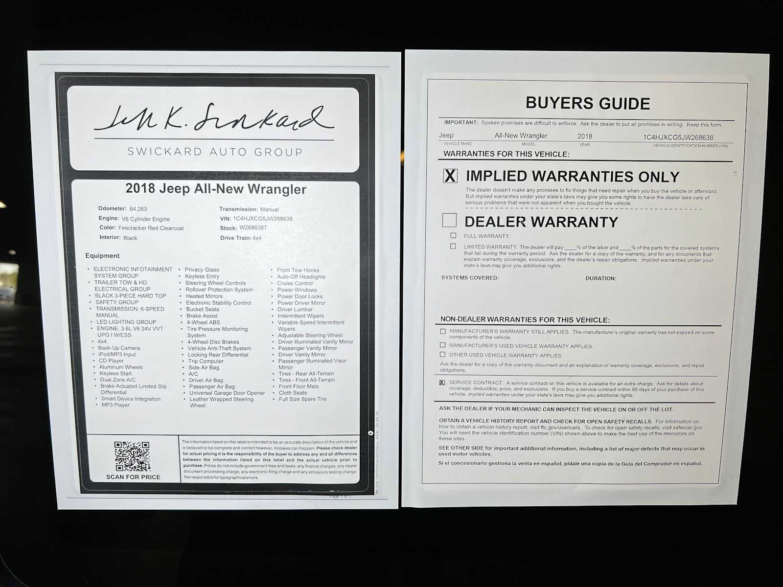 Used 2018 Jeep Wrangler Rubicon AWD/4WD image 37