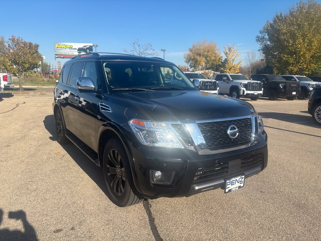 Used 2019 Nissan Armada Platinum w/ Captain's Chairs Package AWD/4WD image 3