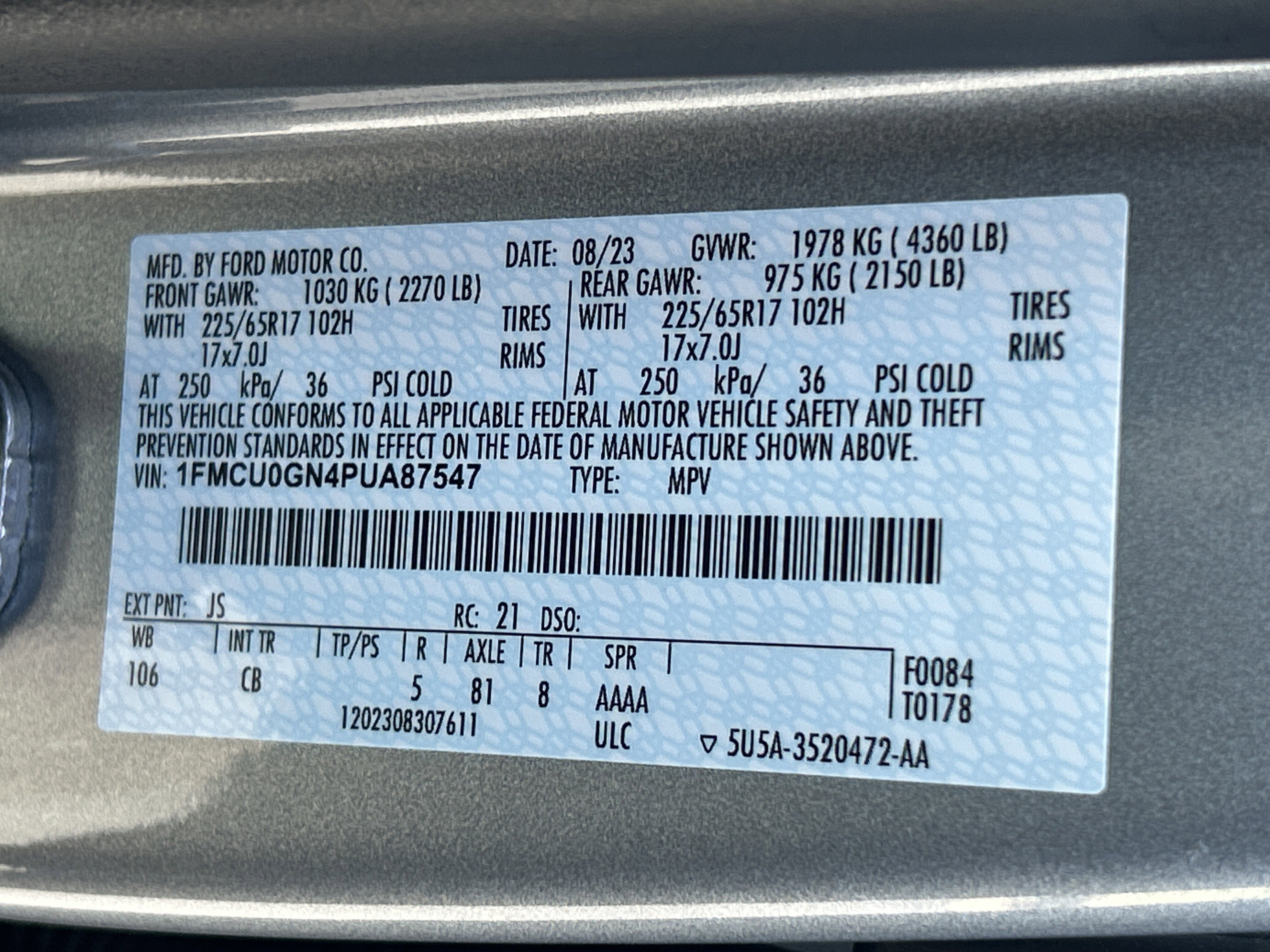 Used 2023 Ford Escape Active w/ Tech Pack #1 image 36