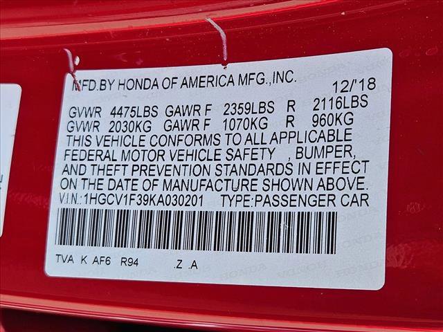 Used 2019 Honda Accord Sport image 22