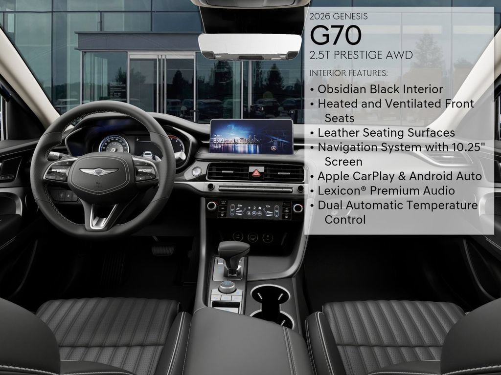New 2026 Genesis G70 2.5T Prestige AWD/4WD image 17