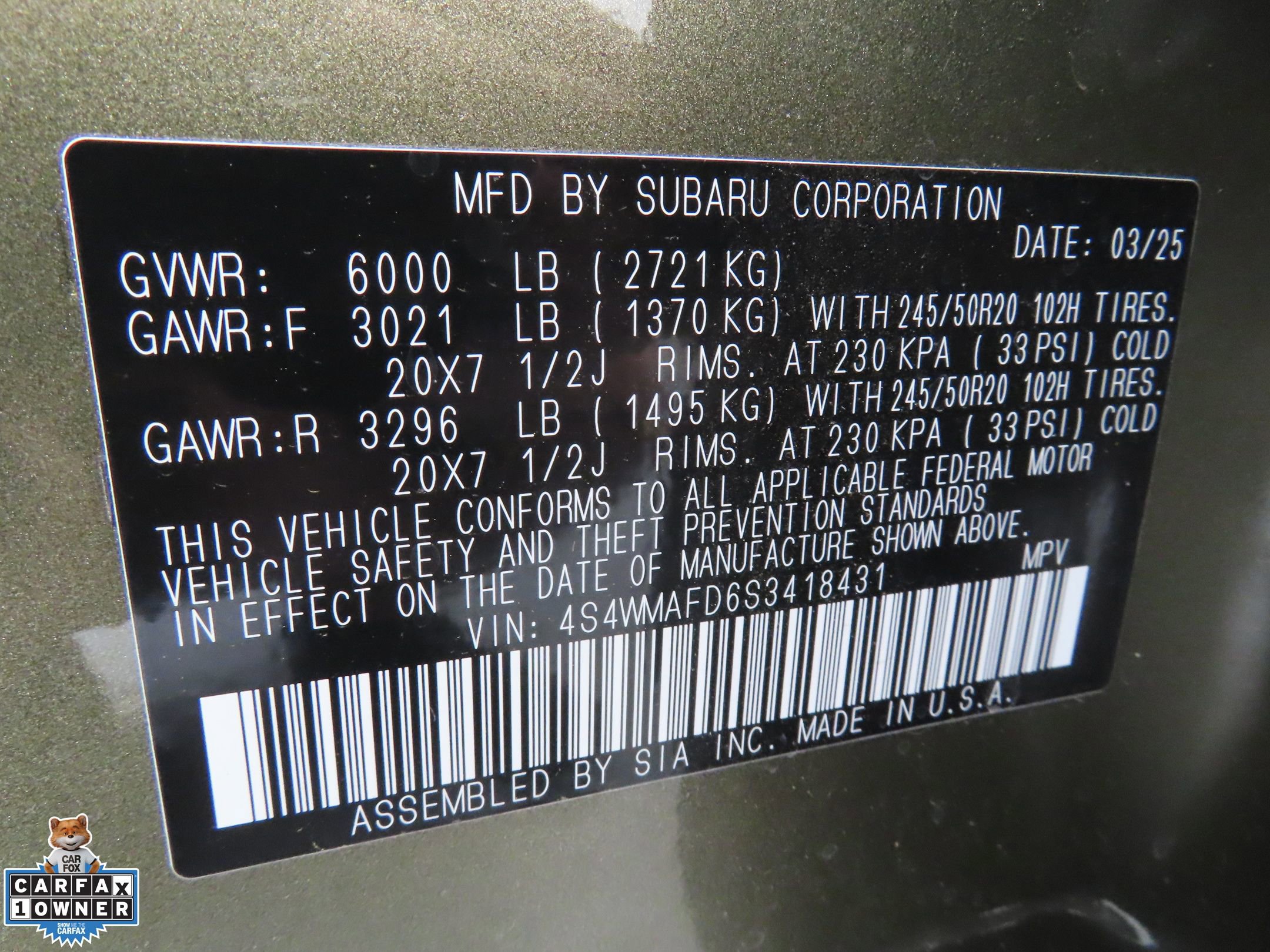 Used 2025 Subaru Ascent Onyx Edition AWD/4WD image 28