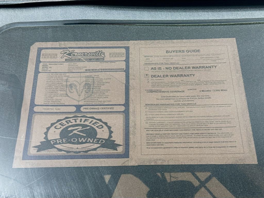 Used 2022 Jeep Wrangler Unlimited Sport image 38