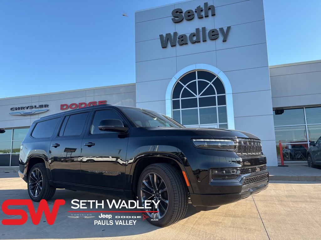 New 2025 Jeep Grand Wagoneer L Series II Obsidian w/ Quick Order Packagew 28T