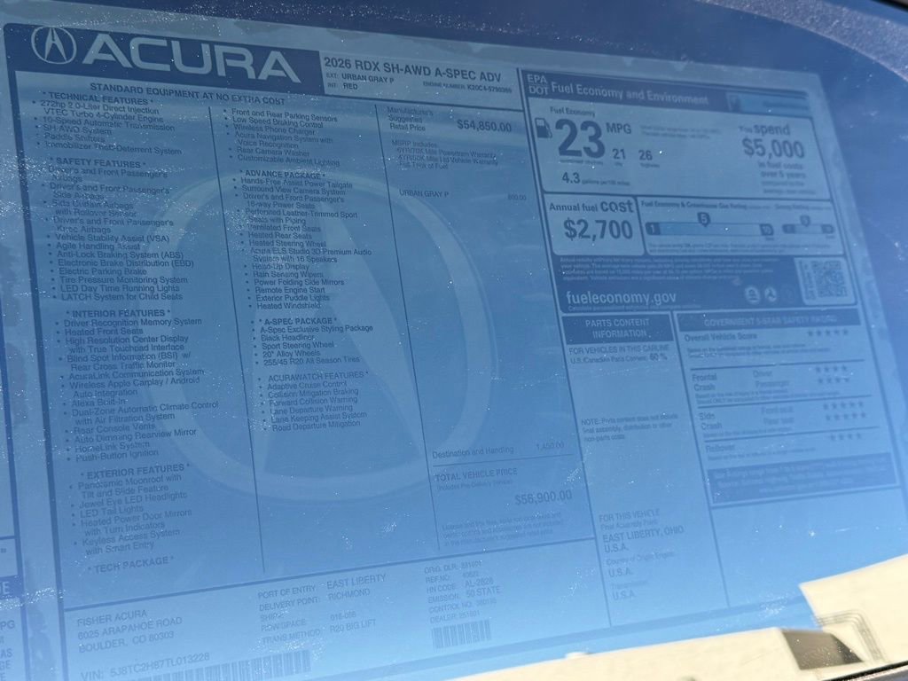 New 2026 Acura RDX A-Spec image 28