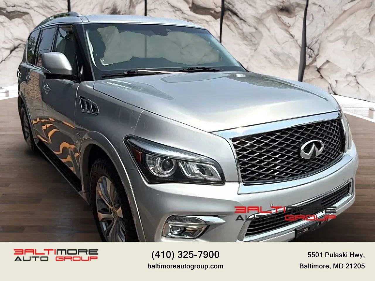 Used 2017 INFINITI QX80 4WD w/ Driver Assistance Package image 3