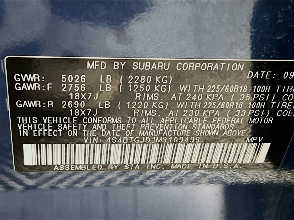 Used 2021 Subaru Outback Onyx Edition XT w/ Popular Package #2 image 29