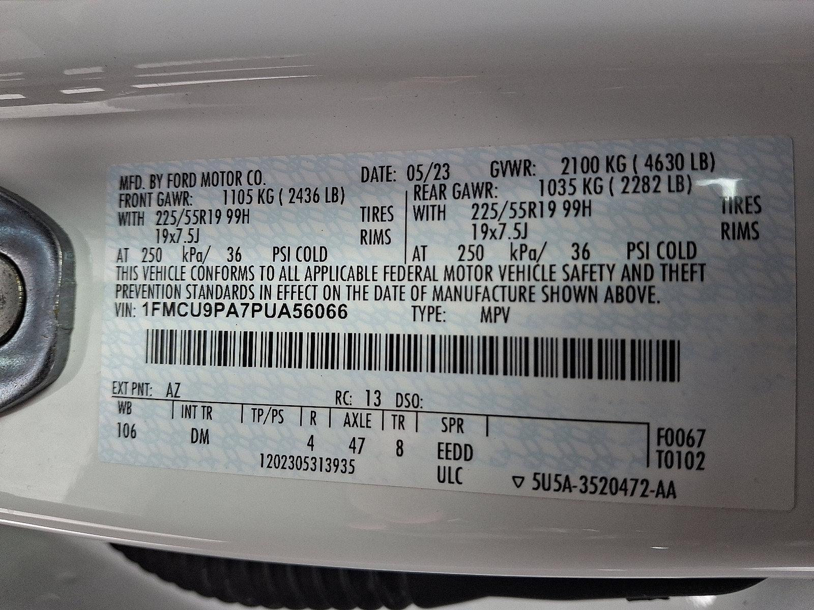 Certified 2023 Ford Escape ST-Line Elite w/ Premium Technology Package image 27