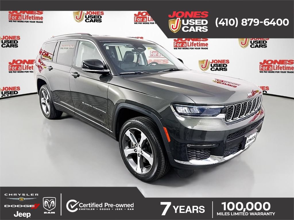 Used 2023 Jeep Grand Cherokee L Limited w/ Luxury Tech Group II AWD/4WD video 1