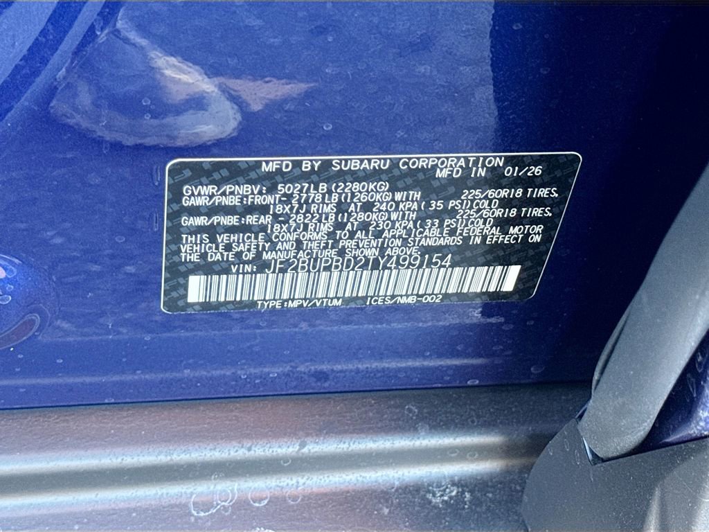 New 2026 Subaru Outback Premium image 31