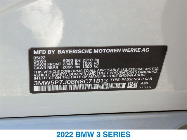 Used 2022 BMW 330e w/ Driving Assistance Package image 26
