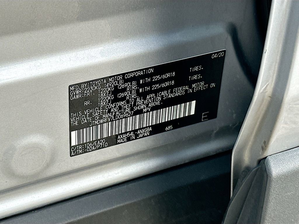 Used 2020 Toyota RAV4 Limited w/ Limited Grade Weather Package AWD/4WD image 30