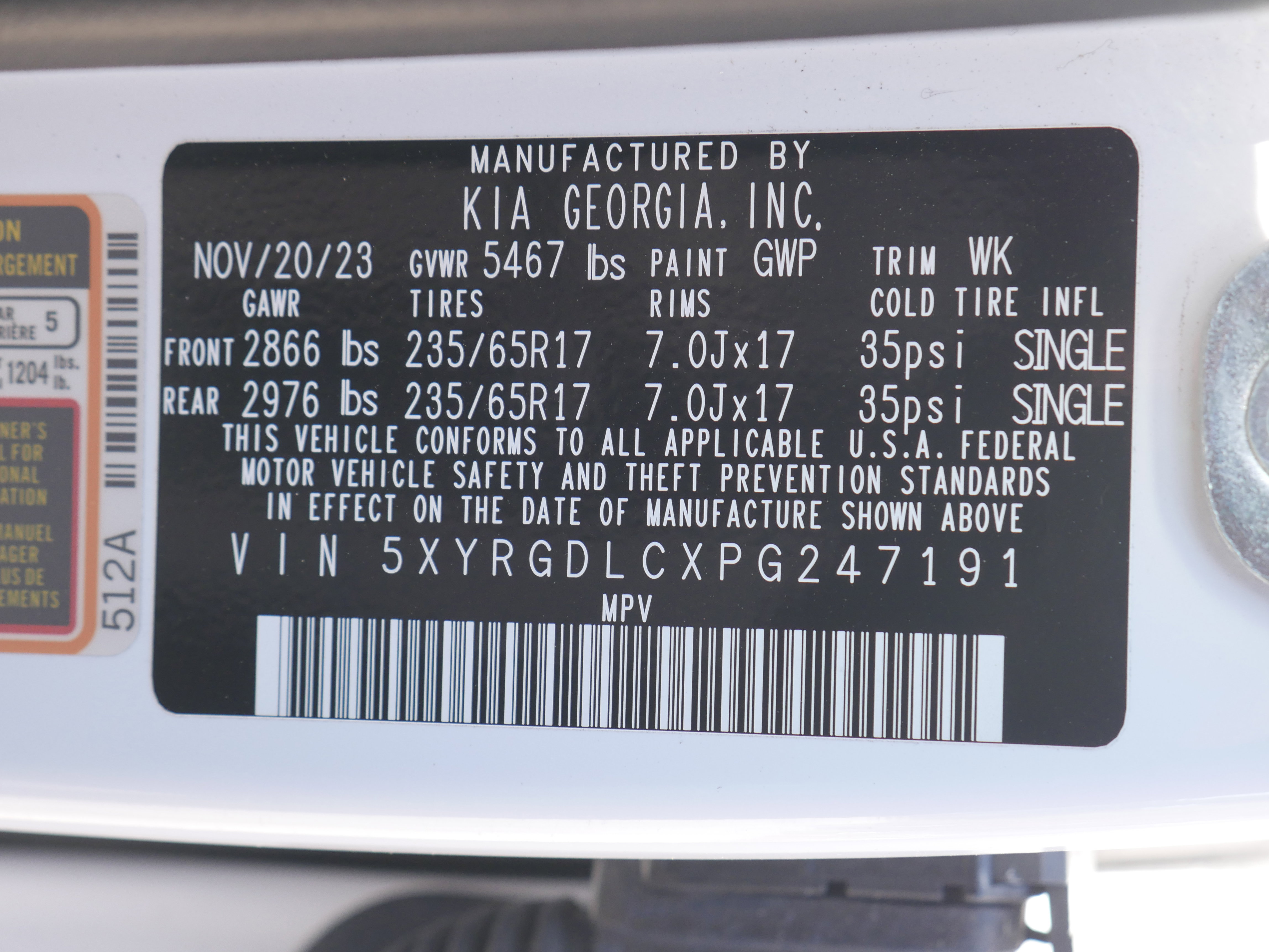 Used 2023 Kia Sorento LX image 30