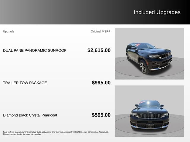 Used 2024 Jeep Grand Cherokee L Limited w/ Trailer Tow Package AWD/4WD image 4