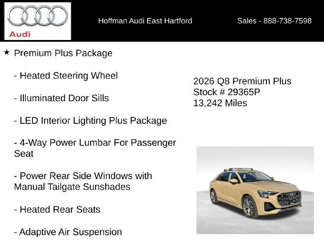Certified 2026 Audi Q8 Premium Plus AWD/4WD image 12