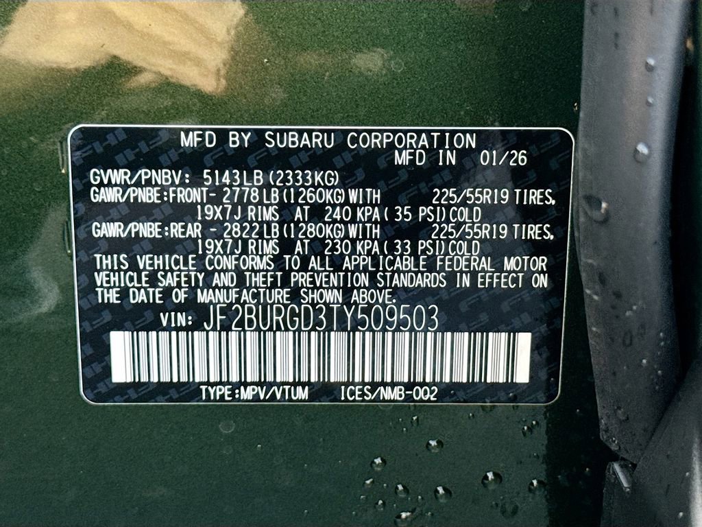 New 2026 Subaru Outback Limited XT image 31