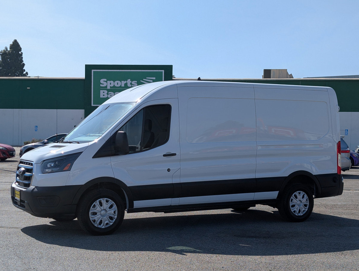 Used 2024 Ford E-Transit Long Mid Roof Cargo Van ELECTR image 2