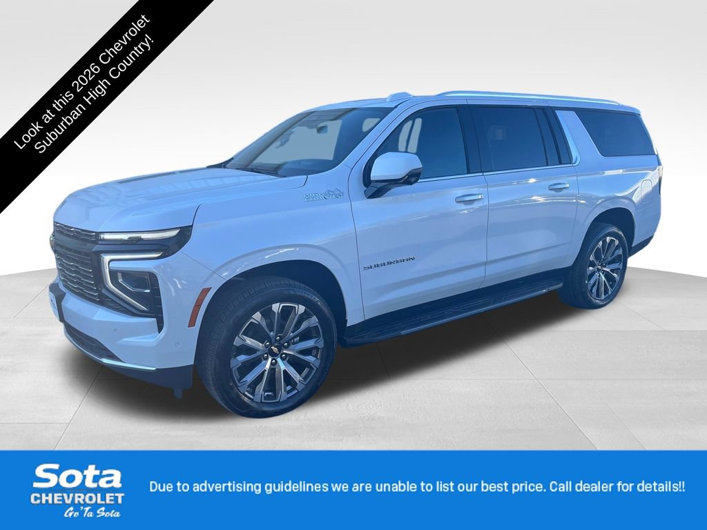 New 2026 Chevrolet Suburban High Country w/ Sun And Tow Package AWD/4WD image 1