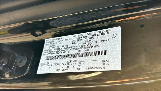 New 2025 Ford F150 Lariat w/ Equipment Group 502A High AWD/4WD image 34