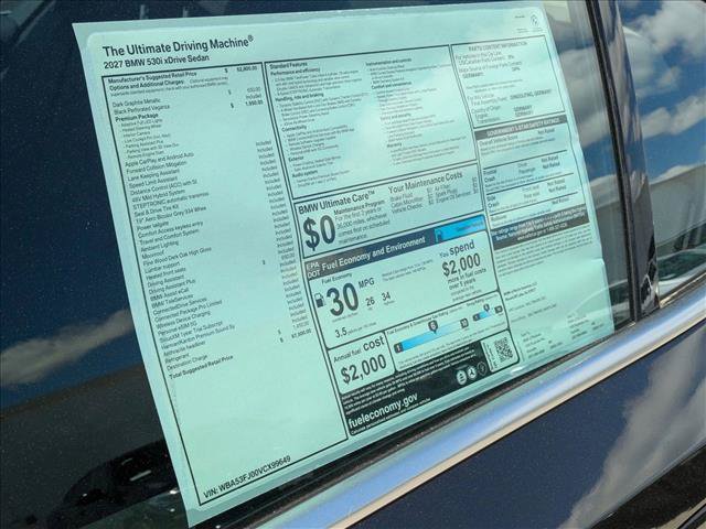 New 2027 BMW 530i xDrive w/ Premium Package AWD/4WD image 19
