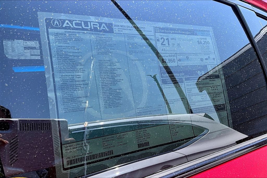 New 2026 Acura MDX A-Spec AWD/4WD image 30