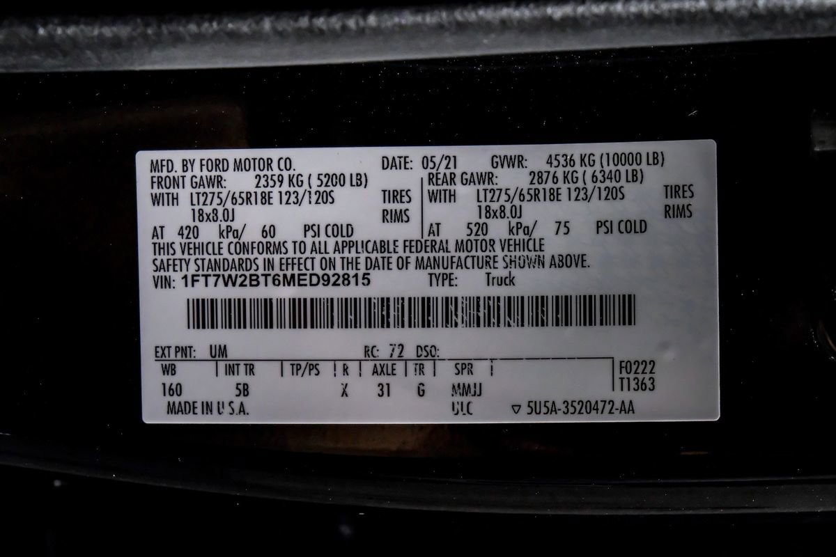 Used 2021 Ford F250 Lariat w/ Lariat Value Package image 58