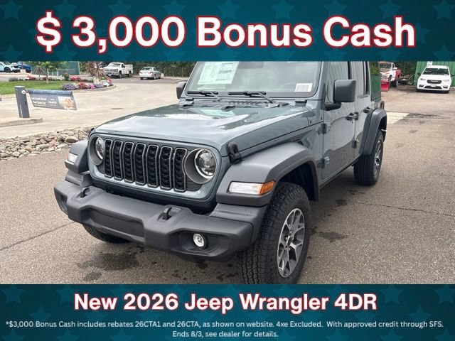 New 2026 Jeep Wrangler Unlimited Sport AWD/4WD image 3