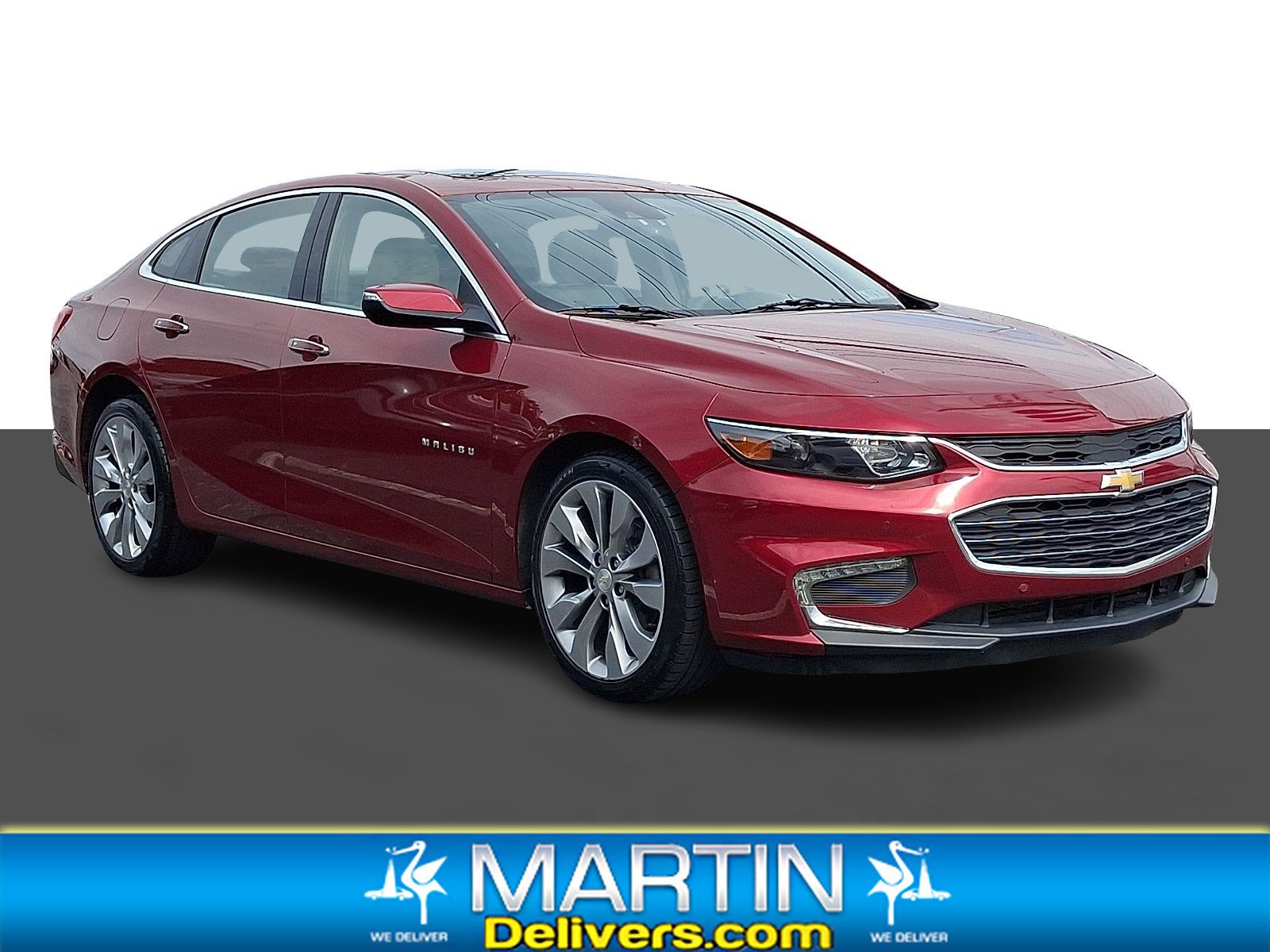 Used 2017 Chevrolet Malibu Premier w/ Premier Sun and Wheel Package FWD image 1