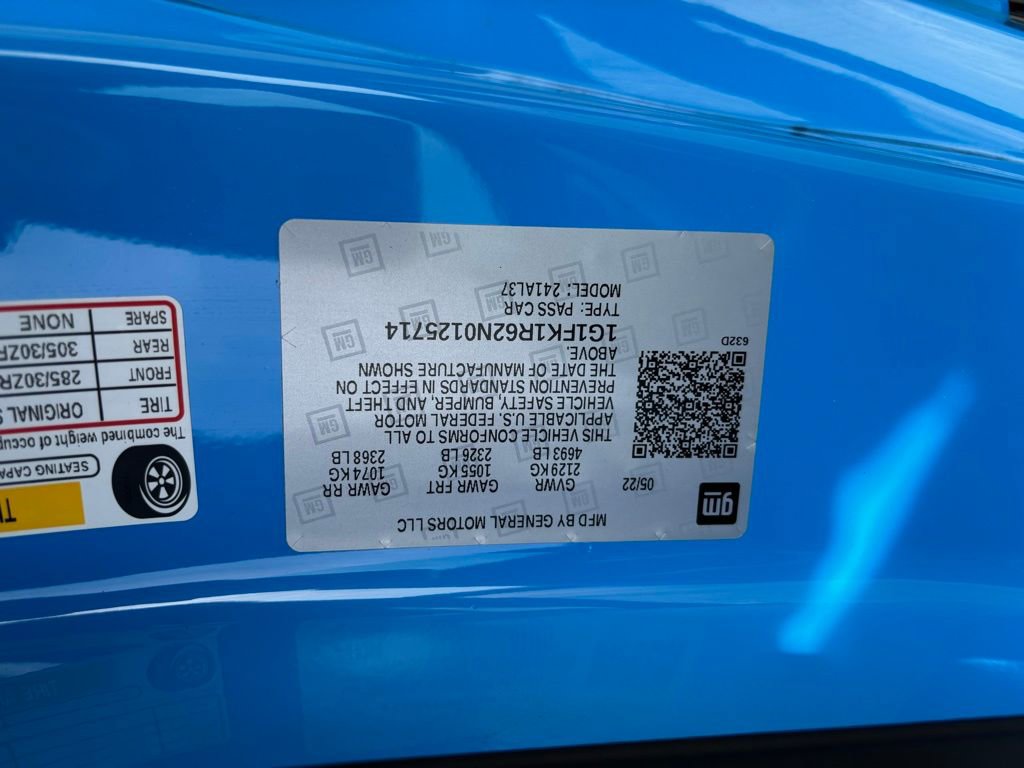Used 2022 Chevrolet Camaro ZL1 RWD image 15