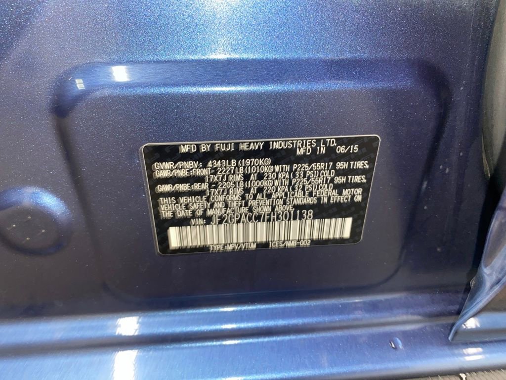 Used 2015 Subaru Crosstrek 2.0i Premium image 24