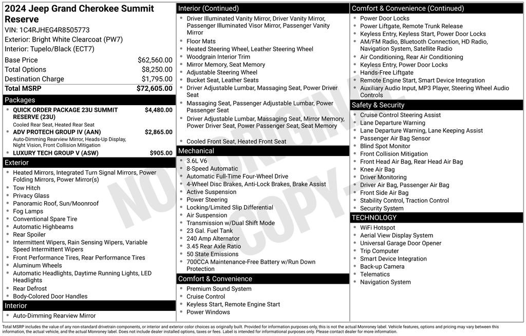 Used 2024 Jeep Grand Cherokee Summit image 30