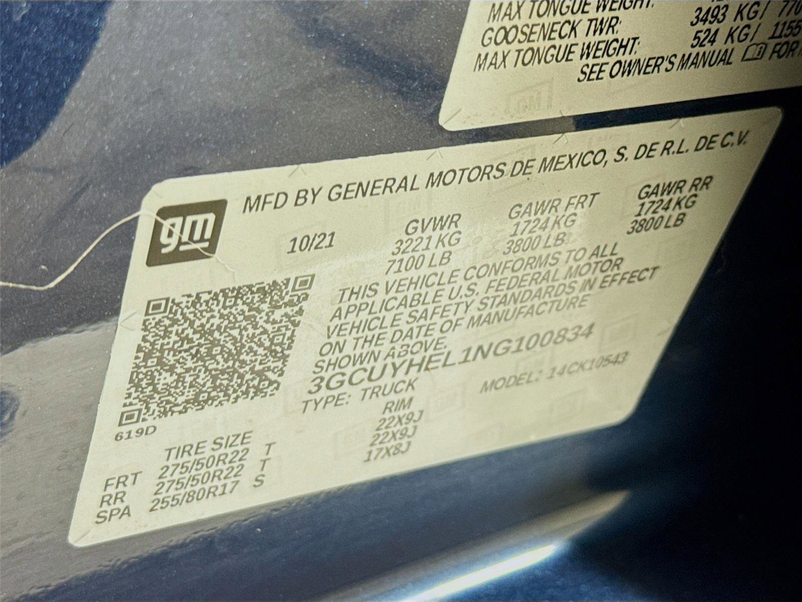 Used 2022 Chevrolet Silverado 1500 High Country w/ Technology Package image 33