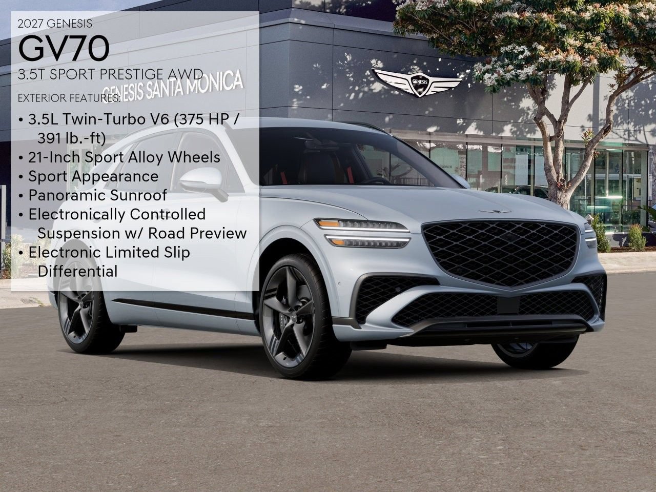 New 2027 Genesis GV70 2.5T Sport Prestige AWD/4WD image 3