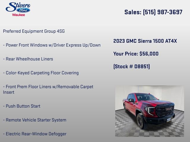Used 2023 GMC Sierra 1500 AT4X image 15