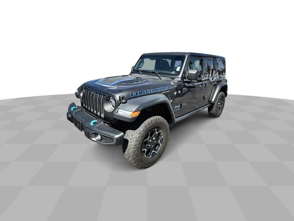 Used 2021 Jeep Wrangler Unlimited Rubicon 4xe w/ Cold Weather Group image 1