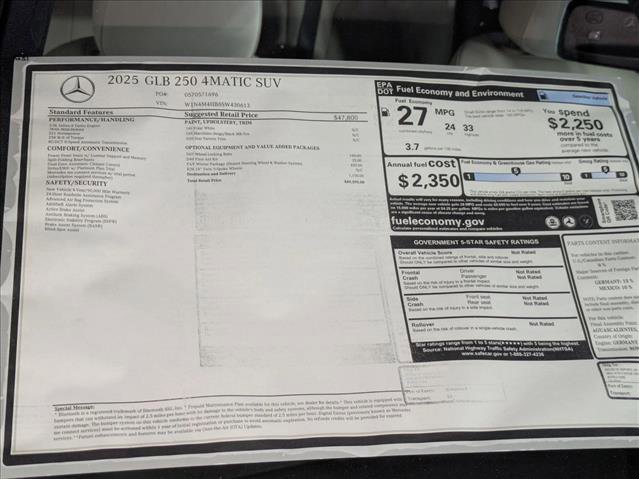 New 2025 Mercedes-Benz GLB 250 4MATIC image 17