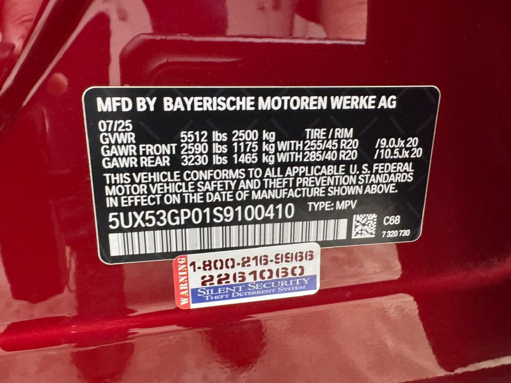 Certified 2025 BMW X3 xDrive30i AWD/4WD image 32