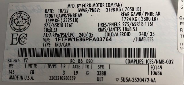 Used 2023 Ford F150 XLT w/ Equipment Group 302A High AWD/4WD image 60