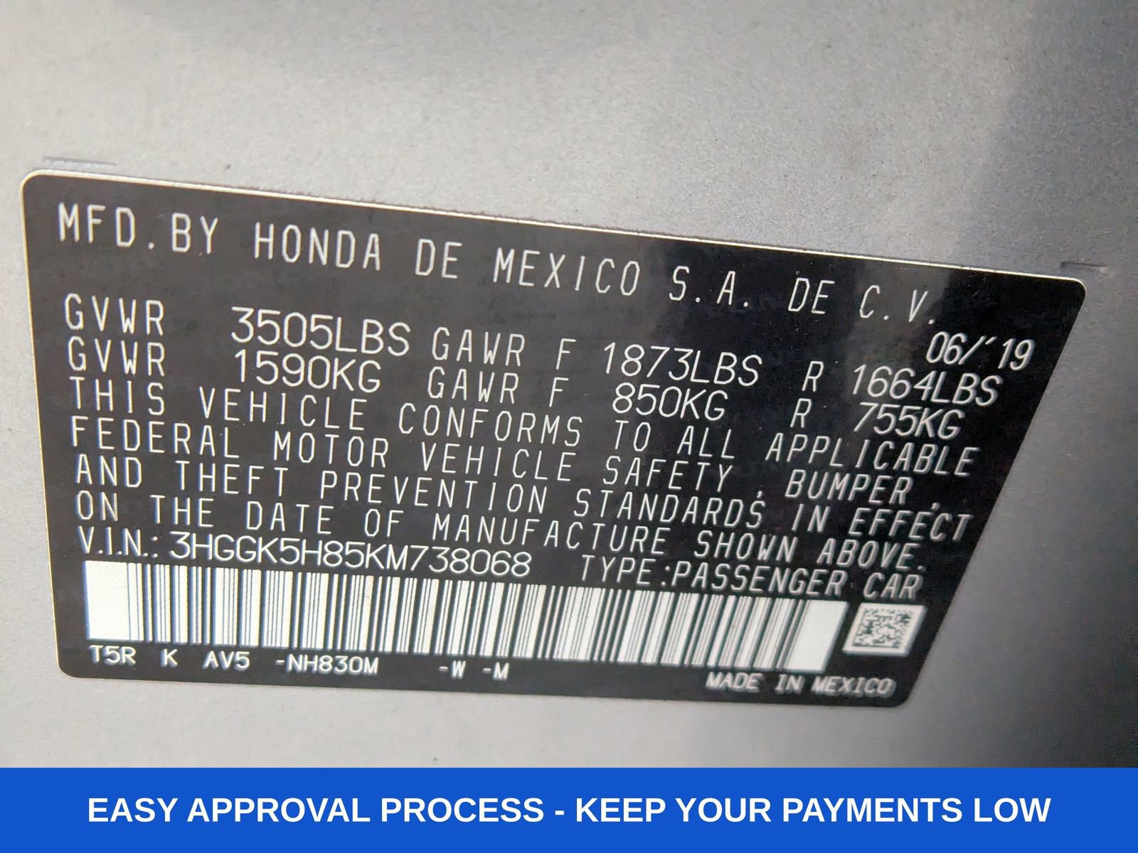 Used 2019 Honda Fit EX image 18