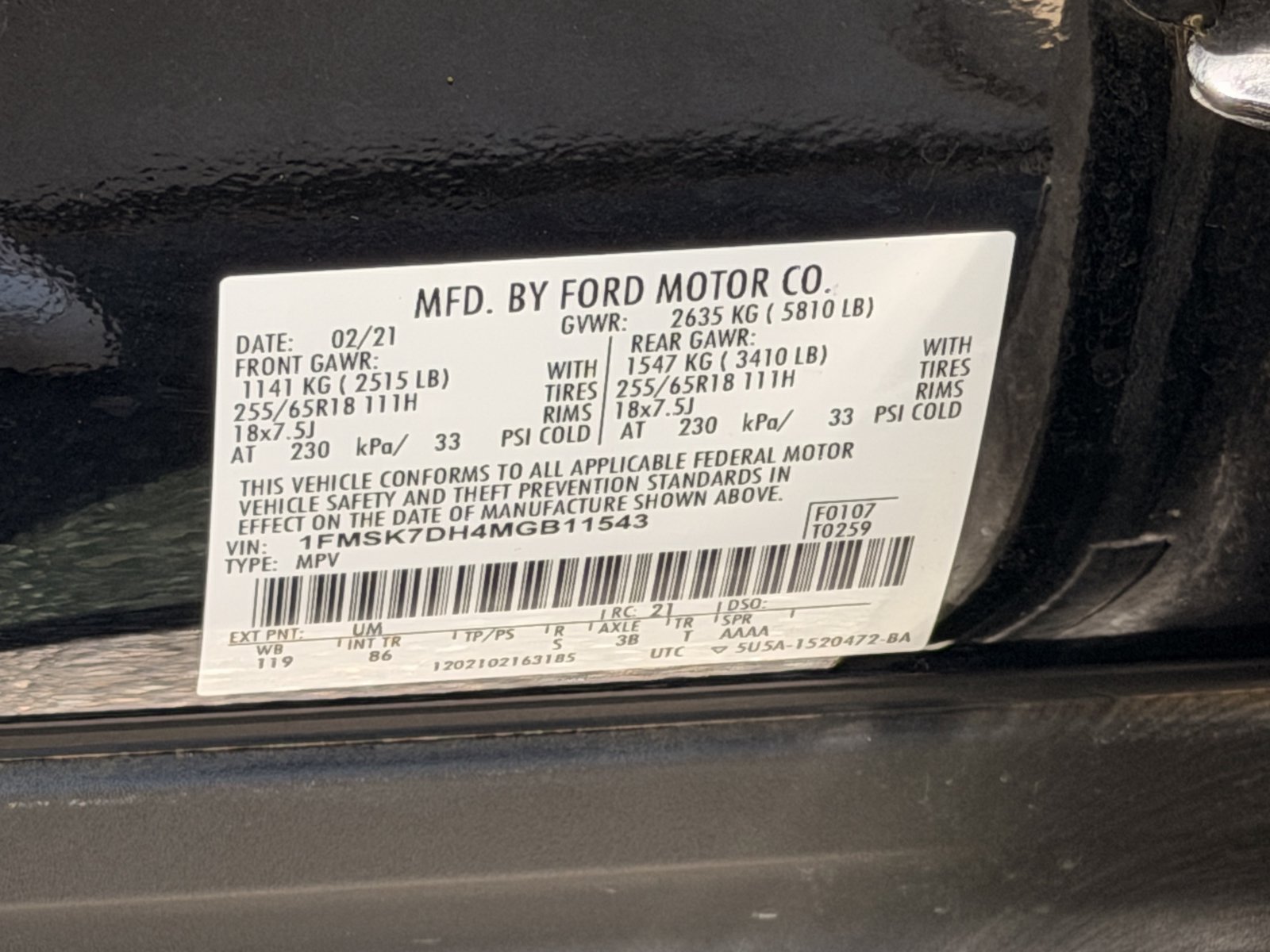 Used 2021 Ford Explorer XLT RWD image 34