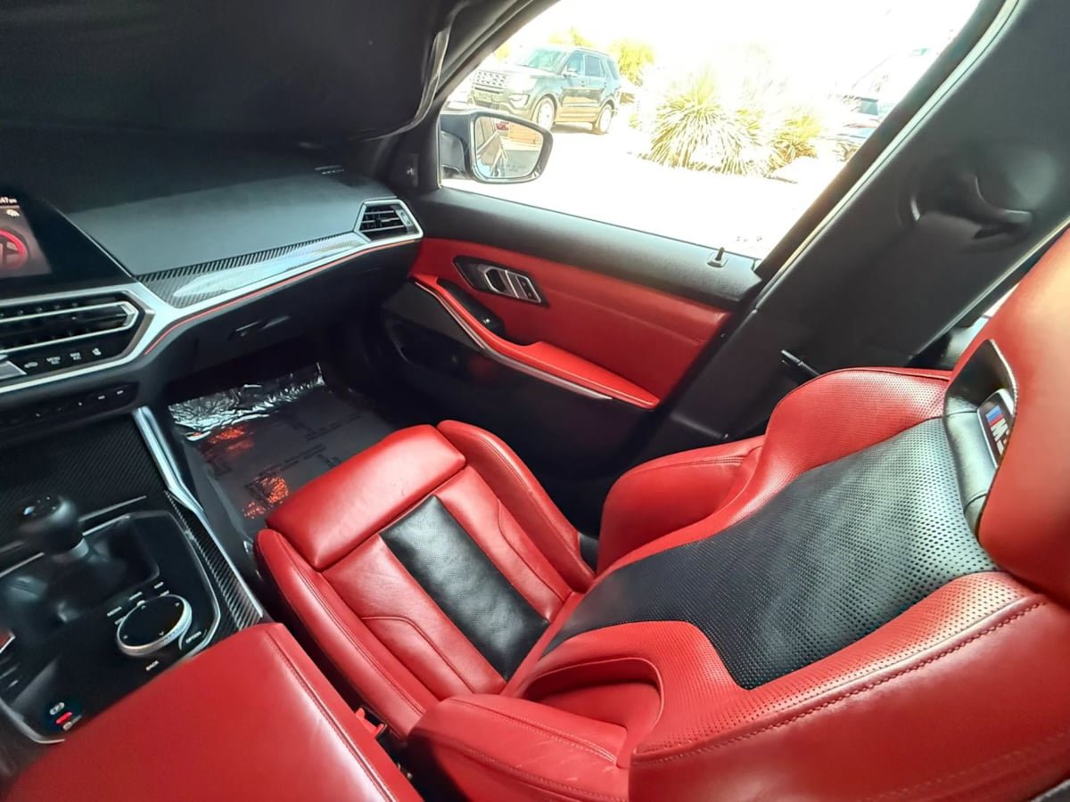 Used 2021 BMW M3 w/ Parking Assistance Package RWD image 50